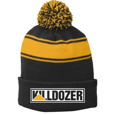 Killdozer Stripe Pom Pom Beanie