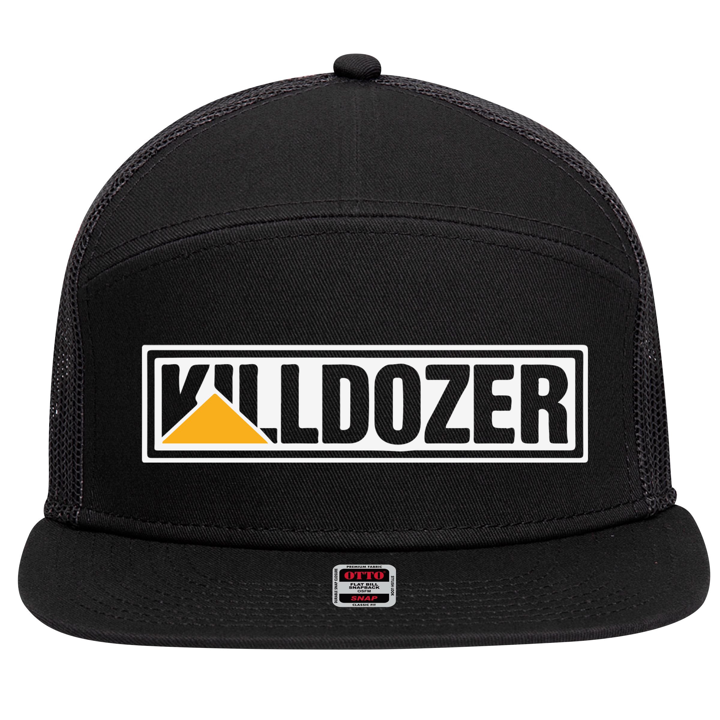 Killdozer 7 Panel Mesh Trucker Snapback Hat