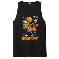 Kids Kids Its My 6th Birthday Dabbing Zombie Halloween Costume PosiCharge Competitor Tank