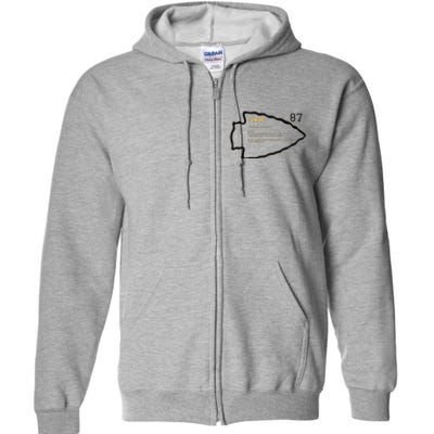 KC Kelce Jabroni Definition Full Zip Hoodie