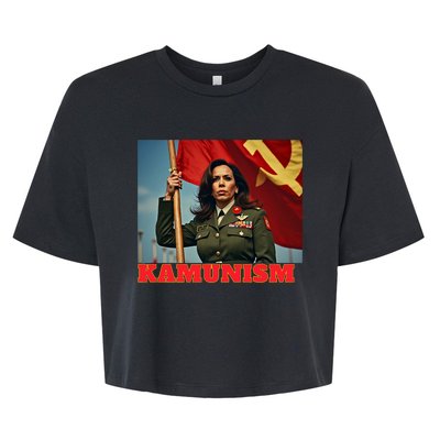 Kammunism Kamunism Komrade Comrade Kamala Forward Bella+Canvas Jersey Crop Tee