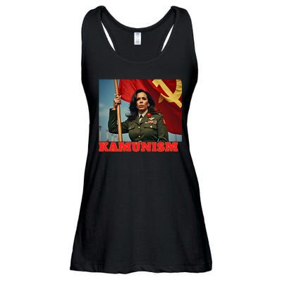 Kammunism Kamunism Komrade Comrade Kamala Forward Ladies Essential Flowy Tank