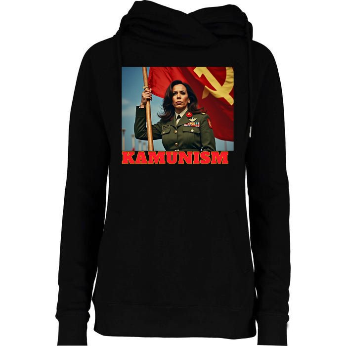 Kammunism Kamunism Komrade Comrade Kamala Forward Womens Funnel Neck Pullover Hood