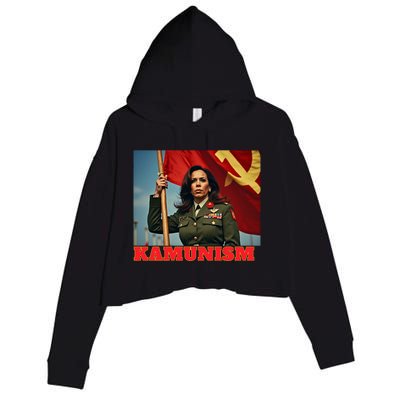 Kammunism Kamunism Komrade Comrade Kamala Forward Crop Fleece Hoodie