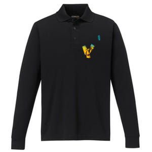 KITE Kiteboarding Kitesurfing Surf For Kitsurfer Surfer Performance Long Sleeve Polo