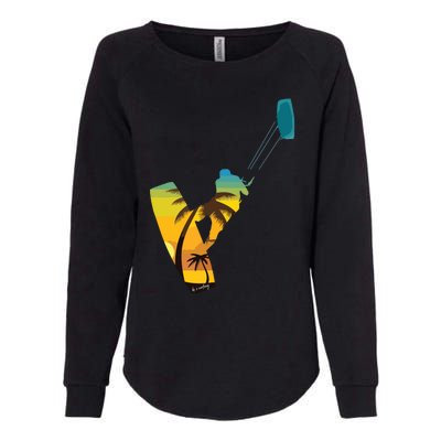 KITE Kiteboarding Kitesurfing Surf For Kitsurfer Surfer Womens California Wash Sweatshirt