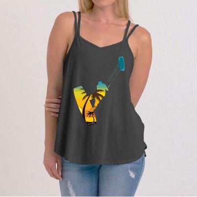 KITE Kiteboarding Kitesurfing Surf For Kitsurfer Surfer Women's Strappy Tank