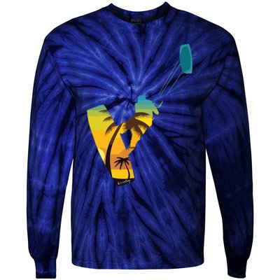 KITE Kiteboarding Kitesurfing Surf For Kitsurfer Surfer Tie-Dye Long Sleeve Shirt