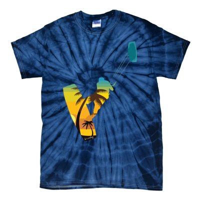 KITE Kiteboarding Kitesurfing Surf For Kitsurfer Surfer Tie-Dye T-Shirt