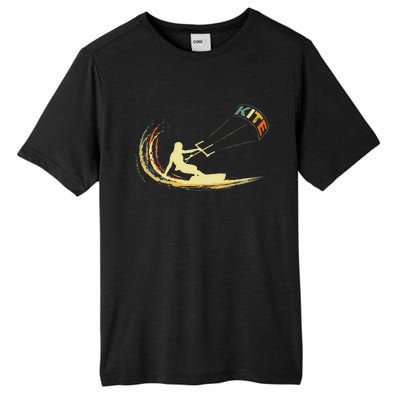 Kite Kiteboarding Kitesurfing Surf Vintage Retro Holiday Tall Fusion ChromaSoft Performance T-Shirt