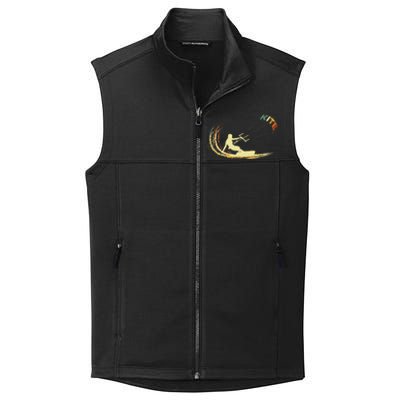 Kite Kiteboarding Kitesurfing Surf Vintage Retro Holiday Collective Smooth Fleece Vest