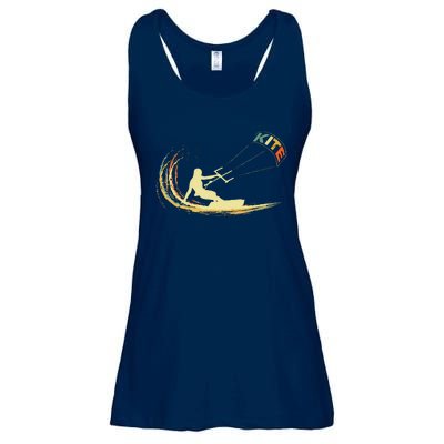 Kite Kiteboarding Kitesurfing Surf Vintage Retro Holiday Ladies Essential Flowy Tank