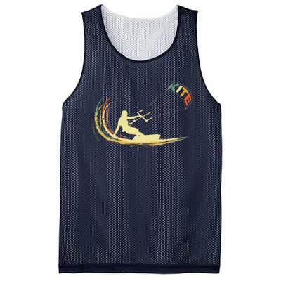 Kite Kiteboarding Kitesurfing Surf Vintage Retro Holiday Mesh Reversible Basketball Jersey Tank