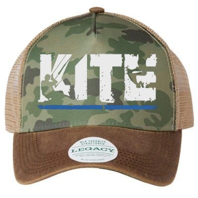 KITE Kiteboarding Kiting Kitesurfing Kitesurf Gift Legacy Tie Dye Trucker Hat