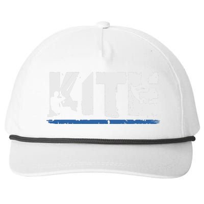 KITE Kiteboarding Kiting Kitesurfing Kitesurf Gift Snapback Five-Panel Rope Hat