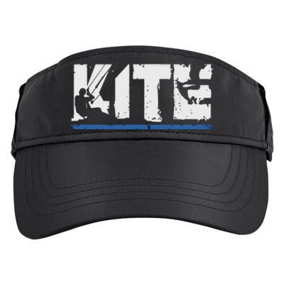 KITE Kiteboarding Kiting Kitesurfing Kitesurf Gift Adult Drive Performance Visor