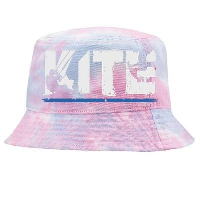 KITE Kiteboarding Kiting Kitesurfing Kitesurf Gift Tie-Dyed Bucket Hat