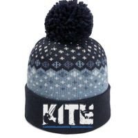 KITE Kiteboarding Kiting Kitesurfing Kitesurf Gift The Baniff Cuffed Pom Beanie