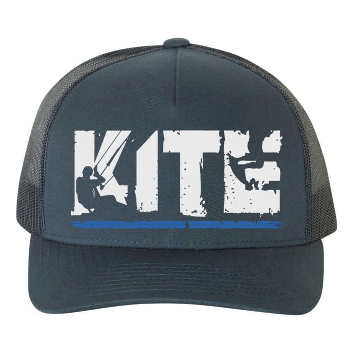 KITE Kiteboarding Kiting Kitesurfing Kitesurf Gift Yupoong Adult 5-Panel Trucker Hat