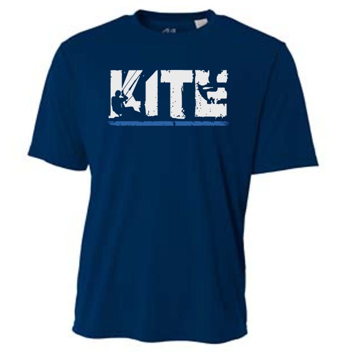 KITE Kiteboarding Kiting Kitesurfing Kitesurf Gift Cooling Performance Crew T-Shirt