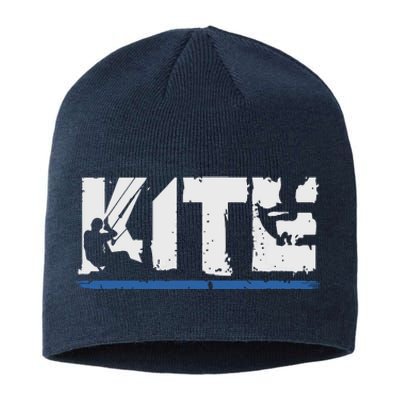 KITE Kiteboarding Kiting Kitesurfing Kitesurf Gift Sustainable Beanie