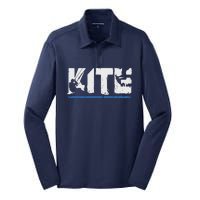 KITE Kiteboarding Kiting Kitesurfing Kitesurf Gift Silk Touch Performance Long Sleeve Polo