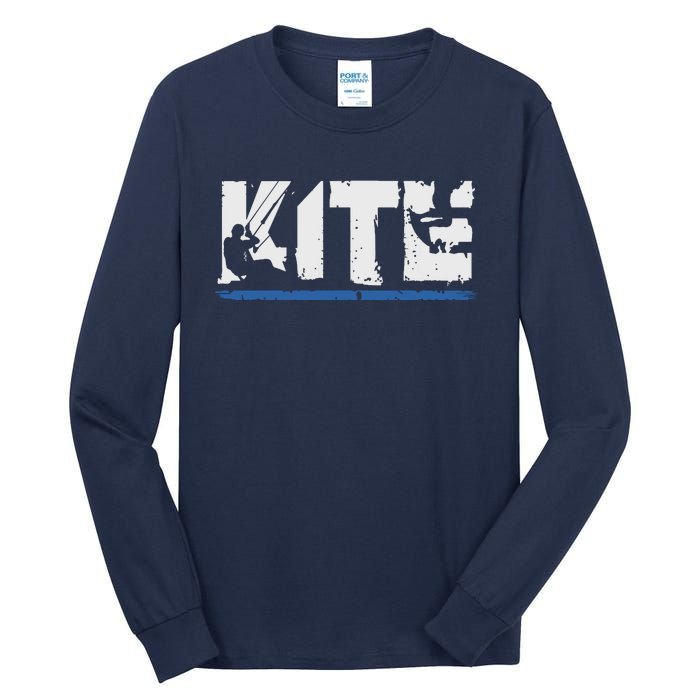 KITE Kiteboarding Kiting Kitesurfing Kitesurf Gift Tall Long Sleeve T-Shirt