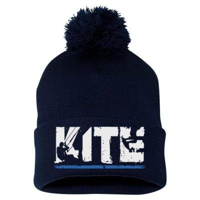 KITE Kiteboarding Kiting Kitesurfing Kitesurf Gift Pom Pom 12in Knit Beanie