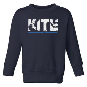 KITE Kiteboarding Kiting Kitesurfing Kitesurf Gift Toddler Sweatshirt