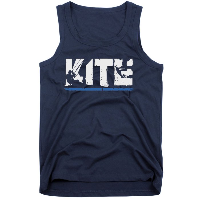 KITE Kiteboarding Kiting Kitesurfing Kitesurf Gift Tank Top