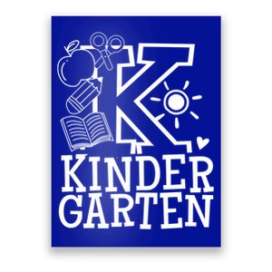 K Kinder Kindergarten Teacher Team Gift Poster