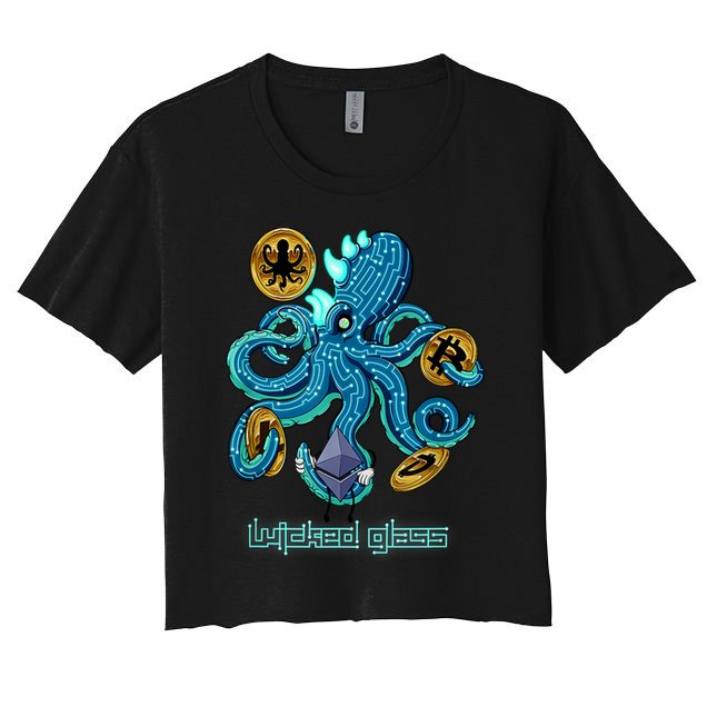 Krypto Kraken Women's Crop Top Tee