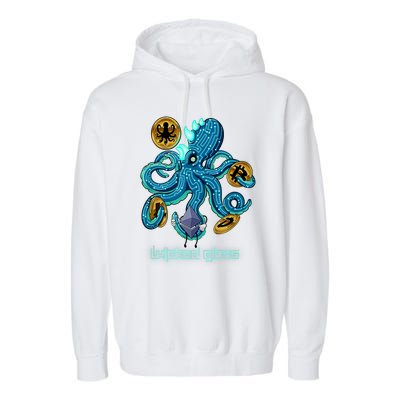 Krypto Kraken Garment-Dyed Fleece Hoodie