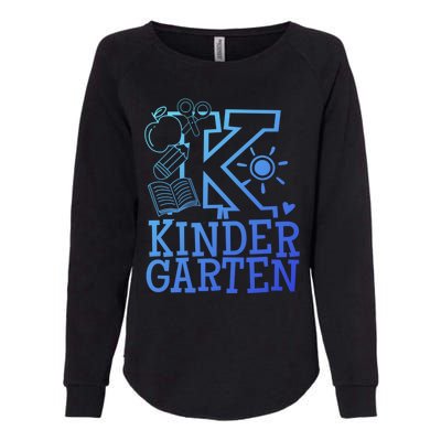 K Kinder Kindergarten Teacher Team Gift Womens California Wash Sweatshirt