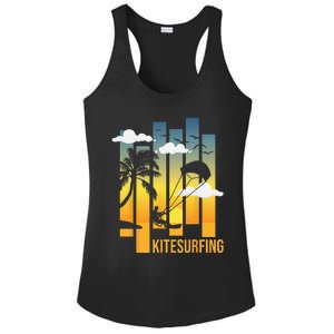 Kitesurfing Kiteboarding Kiteboarder Kitesurfer Ladies PosiCharge Competitor Racerback Tank