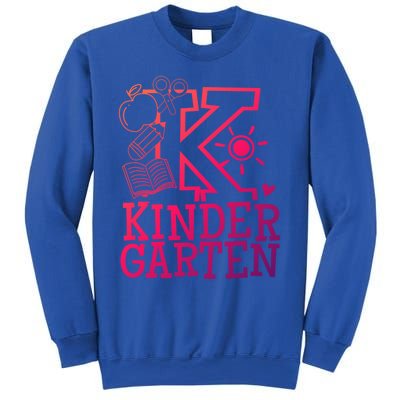 K Kinder Kindergarten Teacher Team Gift Sweatshirt