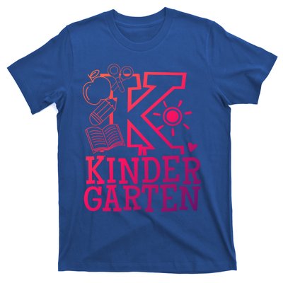 K Kinder Kindergarten Teacher Team Gift T-Shirt