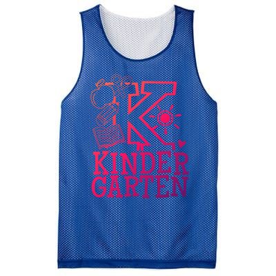 K Kinder Kindergarten Teacher Team Gift Mesh Reversible Basketball Jersey Tank