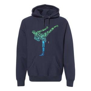 Kickboxing Kickboxer Karate Boy Premium Hoodie