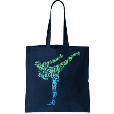 Kickboxing Kickboxer Karate Boy Tote Bag