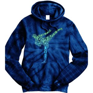 Kickboxing Kickboxer Karate Boy Tie Dye Hoodie