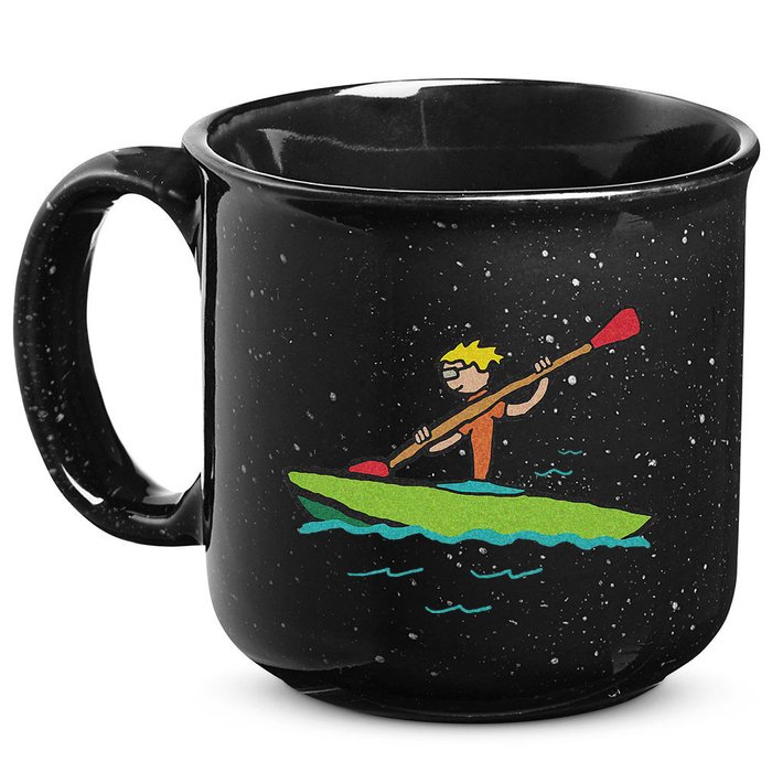 Kayaking Kayak 15oz Campfire Ceramic Mug
