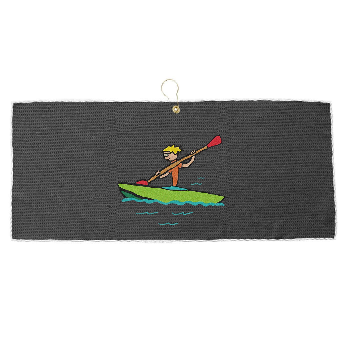 Kayaking Kayak Large Microfiber Waffle Golf Towel