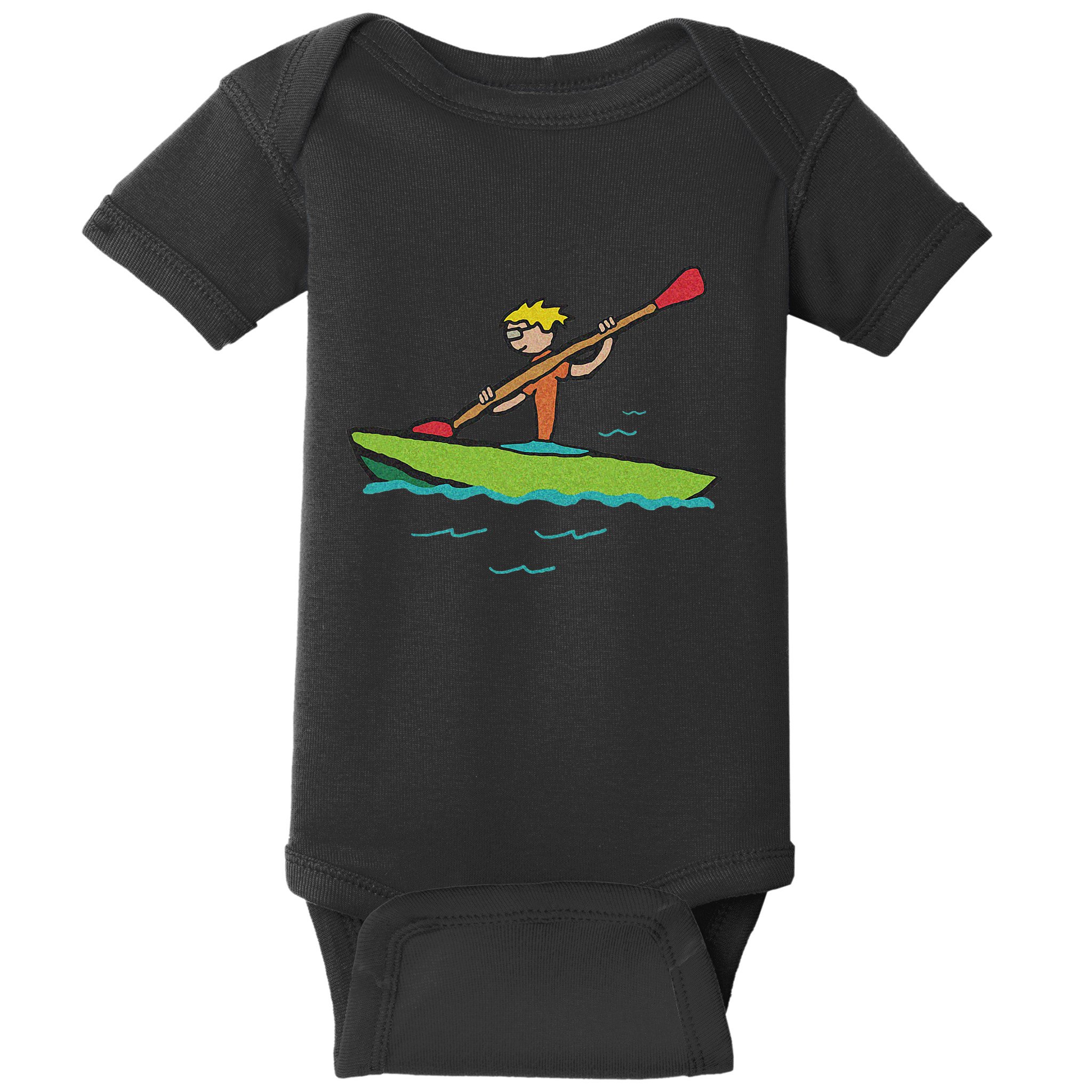Kayaking Kayak Baby Bodysuit