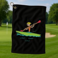Kayaking Kayak Golf Towel