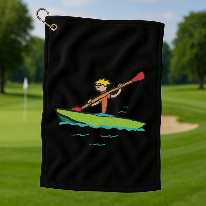 Kayaking Kayak Golf Towel