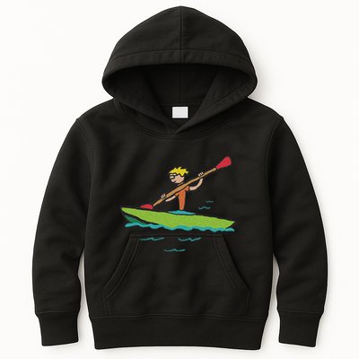 Kayaking Kayak Kids Hoodie