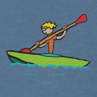 Kayaking Kayak Garment-Dyed Sweatshirt