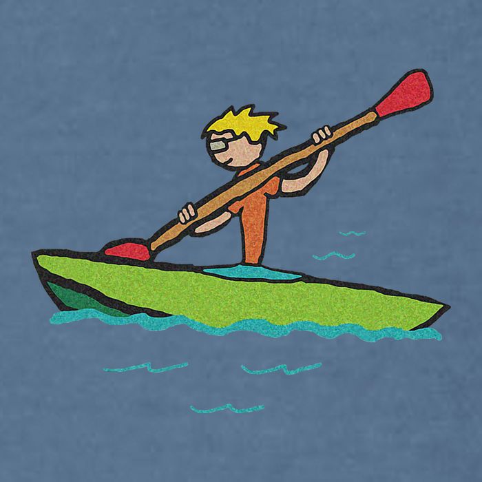 Kayaking Kayak Garment-Dyed Sweatshirt