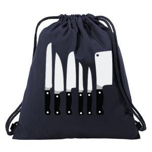 Knife Kit Kitchen Tools Gadget Tee Funny Drawstring Bag